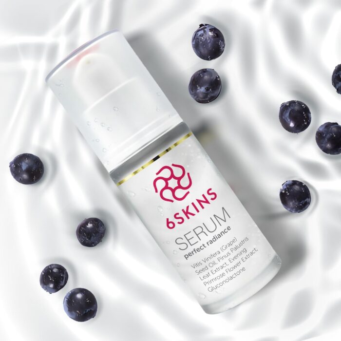 6SKINS® Perfect Radiance Face Serum with 2% Niacinamide+ Vitis Vinifera(Grape) Seed Oil+ PHA |Korean Skincare| For Brightening, Hydrating & Radiant Skin, Glow Serum 30ml - Image 2