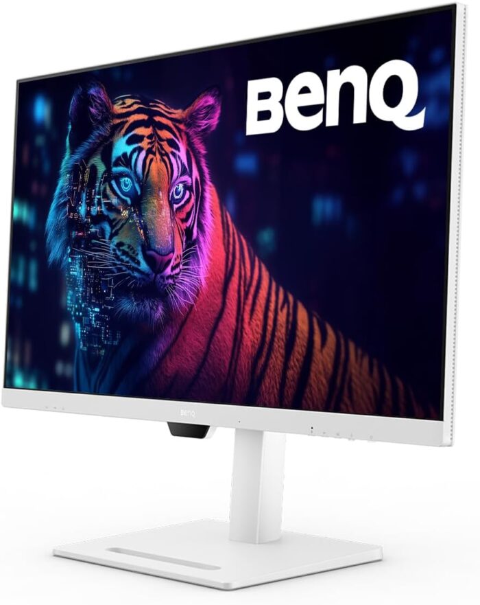 BenQ GW3290QT 31.5” 2560x1440 QHD IPS USB-C Ergo Eye-Care Monitor, Noise Filter Speakers, Noise Cancellation Mic, Optional Base Cover GC01 with Functions, Daisy Chain, Height Adjustment - Image 6