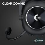 Logitech G PRO X 2 LIGHTSPEED Wireless Gaming Headset, Detachable Boom Mic, 50mm Graphene Drivers, DTS: X Headphone 2.0—7.1 Surround, Bluetooth/USB/3.5mm Aux, for PC, PS5, PS4, Nintendo Switch - Black - Image 7
