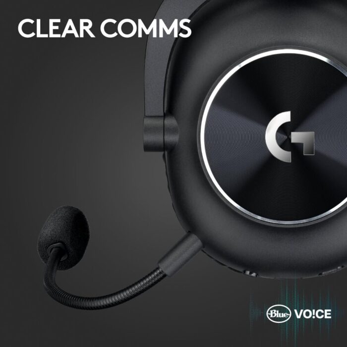 Logitech G PRO X 2 LIGHTSPEED Wireless Gaming Headset, Detachable Boom Mic, 50mm Graphene Drivers, DTS: X Headphone 2.0—7.1 Surround, Bluetooth/USB/3.5mm Aux, for PC, PS5, PS4, Nintendo Switch - Black - Image 7