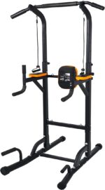 SKY LAND Pro Power Tower & Adjustable Sit-Up Bench Bundle – Heavy-Duty Steel, Multi-Function Home Gym Station for Dips, Pull-Ups, Push-Ups, Adjustable Angles Workout Bench - Image 4