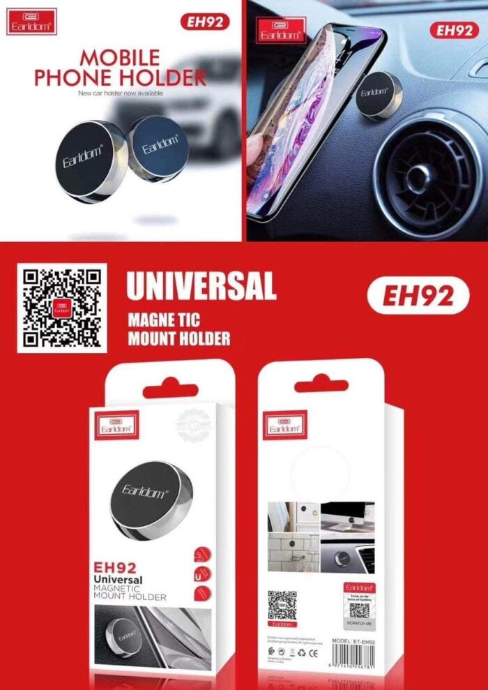 Earldom Magnetic Car Phone Holder for Smartphones - Image 5