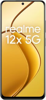 realme 12x 5G | Dual SIM | 8GB RAM | 256GB ROM | 6.67" 120Hz Display | 50MP AI Camera | Dimensity 6100+ | 5000mAh Battery | 15W Fast Charging | Android 14 | 12 Months Warranty (Glowing Black) - Image 2