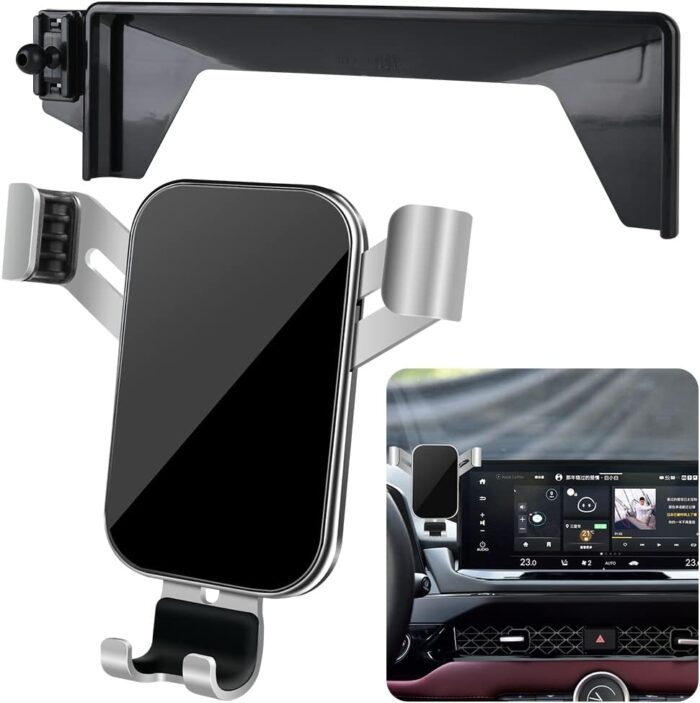 LUNQIN Car Phone Holder for Honda Accord 2023 2024 2025 Sport EX-L Sport-L Touring Hybrid 【 12.3 inch Screen 】 Auto Interior Accessories Best Cell Phones Mount Cellphone Mobile Cradle Charging Stand
