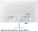 Samsung M5 2024 Smart Monitor 27" Smart Monitor, Wifi, Bluetooth, Speaker, FHD (1,920 x 1,080) White |LS27DM501EMXUE - Image 4