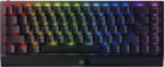 Razer BlackWidow V3 Mini HyperSpeed - Phantom Edition, 65% Wireless Mechanical Gaming Keyboard, Yellow Mechanical Switches, RGB customizable backlighting, Doubleshot ABS keycaps, US Layout - Black