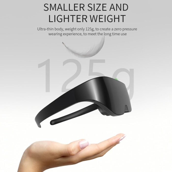 Goshyda Air 3D VR Glasses, Virtual Reality Headsets VR Smart Glasses with 4K Wireless Same Screen, Adjustable Lightweight VR Goggles for Cell Phone, TV Movies Video Games - Image 2