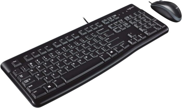 Logitech 920002565 MK120 Wired Desktop Set, Keyboard/Mouse, - Image 2