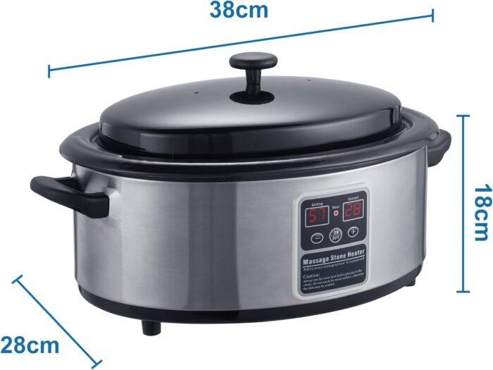 Master Massage Digital Professional Massage Hot Stone Warmer Heater Heating Device (6 Quart) - Image 9