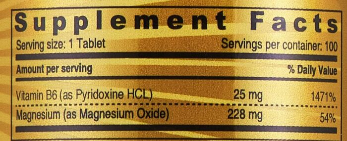 Sunshine Nutrition High Potency Magnesium With Vitamin B6 100 Tablets | To Promotes Healthy Bones - Image 9