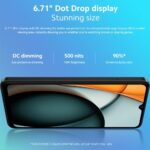 Xiaomi Redmi A3, 4GB RAM | 128GB ROM, 6.71 Inches HD+ 90HZ Display, 5000mAH Battery, 2 SIM, Dual Camera, (4G) Black | 1 year Local warranty - Image 2