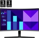 Samsung 32-inch S3 (S39GD) FHD 100Hz Curved Monitor, Game Mode, Eye Saver Mode, Multiple Connectivity with HDMI Port, Built-in Speakers, LS32D396GANXZA, 2025 - Image 2