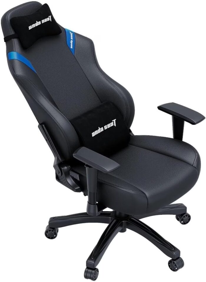 Anda Seat Luna L Gaming Chair - black&blue PVC - Image 6