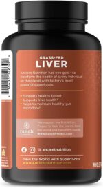 Organ Supplements by Ancient Nutrition, Grass-Fed and Wild Organ Complex Capsules, Beef & Lamb Liver, Supports Healthy Blood, Gut, and Liver, 180 Ct - Image 8
