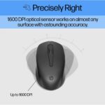 HP 330 Wireless Keyboard and Mouse Combo - 2.4 Ghz Wireless USB Receiver - Chiclet Keys, 12 Keyboard Shortcuts - 1600 DPI Multi-Surface Mouse - LED Num Lock, Caps Lock, Scroll Lock (2V9E6AA) - Image 8