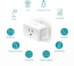 Kasa Smart Plug HS103P4, Smart Home Wi-Fi Outlet Works with Alexa, Echo, Google Home & IFTTT, No Hub Required, Remote Control, 15 Amp, UL Certified, 4-Pack, White - Image 3
