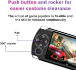 SKEIDO X6 Handheld Game Console 4.3 inch 8G Easy Operation screen MP3 MP4 MP5 Game player support for psp game camera video e-book (Black) - Image 8