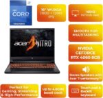 Acer Nitro V 16 Gaming Laptop | Intel Core i7-14650HX 14th Gen | 16GB DDR5 | 1TB SSD | NVIDIA GeForce RTX 4060 8GB | 16" WUXGA 165Hz IPS Display | Windows 11 Pro (UPGRADED) - Obsidian Black - Image 6
