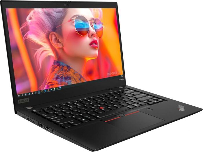 Lenovo (Refurbished) ThinkPad T490s FHD (1920×1080) 14.0” Laptop, Intel Core i7-8665U, 32GB DDR4 RAM, 512GB SSD, Backlit Keyboard, Windows 10 Pro 64-bit