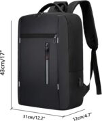 CENXI Gaming Backpack for PS5, Large Capacity Carrying Storage Bag with USB Port, Grey, Large, Game - Image 6