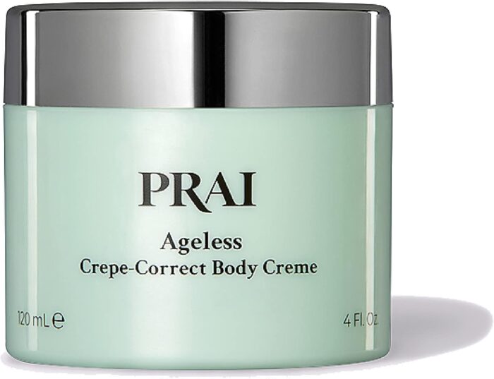 PRAI Beauty Ageless Crepe-Correct Body Creme – Anti-Aging and Anti-Wrinkle Body Cream for Crepe Skin – Body Skin Care Products for Ageless-Looking Skin – 4 Oz