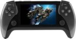 Handheld retro game console supports 11 emulators, retro gaming console handheld, 10000 games Portab Video Game Consoles, 4.3 inch IPS screen (Gray)