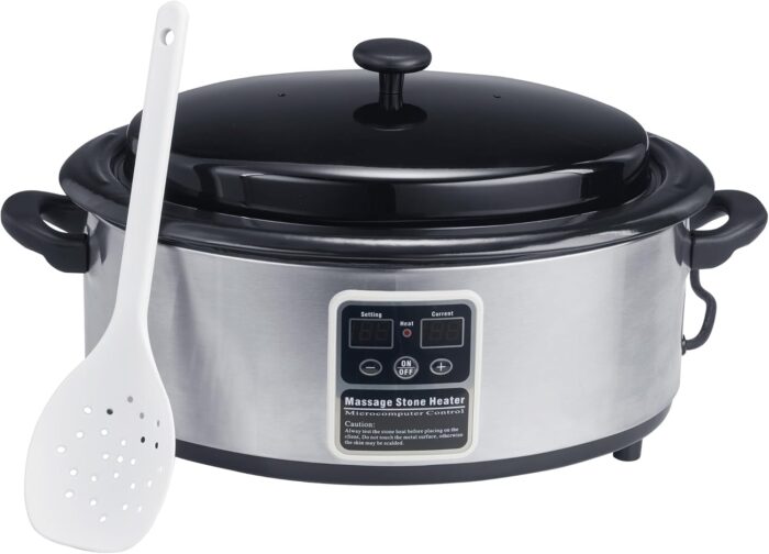Master Massage Digital Professional Massage Hot Stone Warmer Heater Heating Device (6 Quart) - Image 2
