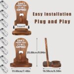 Angju Headphone Stand,Wooden Gaming Headset Stand for Gaming Desktop,Gaming Accessories,Gamer Gifts for Teenage Boy, Gamer Room Decor for Man, Best Gifts for Son, Boyfriend, Husband - Image 2