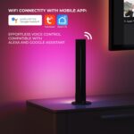BESTY HOME Smart Flow Light Bars, Wifi Mobile App Works with Alexa and Google Assistant, TV Ambient Lighting, RGBICW Light Bars with Scene Modes and Music Modes for Gaming, Movies, PC, TV (Set of 2) - Image 3