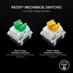 Razer BlackWidow V3 Mini HyperSpeed - Phantom Edition, 65% Wireless Mechanical Gaming Keyboard, Yellow Mechanical Switches, RGB customizable backlighting, Doubleshot ABS keycaps, US Layout - Black - Image 4