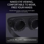 Goshyda Air 3D VR Glasses, Virtual Reality Headsets VR Smart Glasses with 4K Wireless Same Screen, Adjustable Lightweight VR Goggles for Cell Phone, TV Movies Video Games - Image 8