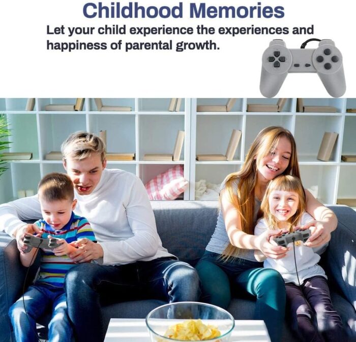 Techking (HOT Summer with 15 Years Warranty) Trendy 8 Bit LCD Plug Tv Video Gaming Console with Classic Inbuilt Game Like Super Mario Bros, Contra, Double Dragon 2, Duck Hunt, F1 Race - Image 6