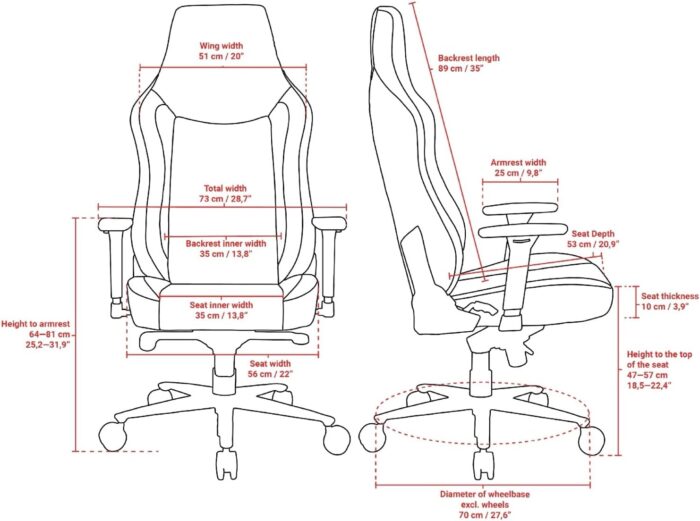 Arozzi Vernazza Soft Fabric Gaming Chair - Blue (PS4/PS5/Xbox One), large - Image 3