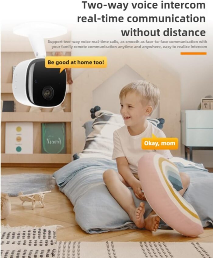 Smart mini WiFi Camera Galayou Indoor Home Cameras for Security with Night Vision Pet Camera with Phone App 24/7 SD Card Storage 1080P Indoor Camera Motion Detection, 2-Way Audio, Baby Monitor - Image 2