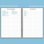 Nokingo Fitness Planner for Women & Men - A5 Workout Log Book/Exercise Workout Log to Track Weight Loss, GYM, Bodybuilding Progress - Daily Health & Wellness Workout Journals, 5.8X8.25 In Workout Book - Image 5