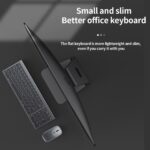 Necomi Rechargeable Keyboard and Mouse Wireless,USB A & Type C Receiver 2.4G Mouse and keyboard,Type C charging(English+Arabic) - Image 2