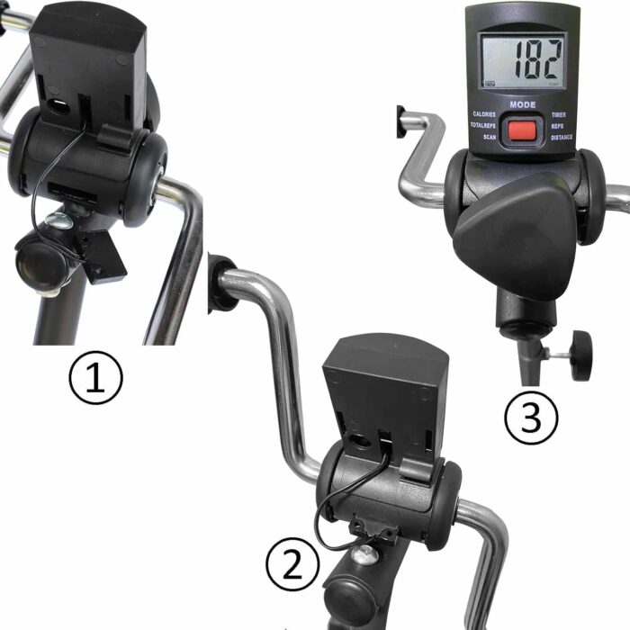 Pedal Exerciser Bike Hand Arm Leg and Knee Peddler Adjustable Fitness Equipment for Seniors, Elderly Home Pedal Exercise Bike for Total Body - Image 5