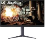 LG 27GS75Q-B UltraGear 27” QHD (2560×1440) IPS Gaming Monitor, 180Hz (O/C 200Hz), 1ms GtG, NVIDIA G-SYNC Compatible, AMD FreeSync, HDR10, DP/HDMI, Height/Tilt/Pivot Stand, Black