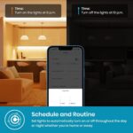 Matter Smart Light Switch, Smart WiFi Light Switches Compatible with Apple Home/Google Home/Alexa/Siri,2.4G Only, Neutral Wire Needed (3 Gang, White) - Image 6