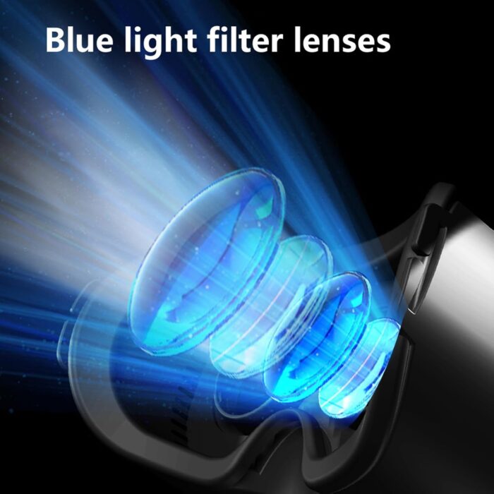 Annadue VR Virtual Reality VR Headset 3D Glasses, Anti Blue 3D Headset VR Virtual Reality Glasses VR Goggles for TV Movies Video, Support 5-7 inch Smartphone - Image 5