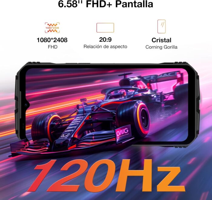 DOOGEE V MAX Plus 5G Triple Defence Phone, 36GB+512GB, 200MP Triple Camera + 20MP Night Vision, 6.58" FHD+ 120Hz, 22000mAh/33W, Tenguet 7050, Android 14, IP68IP69K All Terrain Phone, NFC/WiFi6 (Black) - Image 5