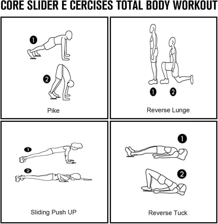 Kingmall Fitness Exercise Core Sliders, Slider for Fitness Double Sided Gilder Strength Slides Discs Work Smoothly on Any Surface Perfect for Stretch Strength Abdominal Core Exercise (Set of 2) - Image 4