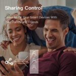 Makayuron WiFi Smart Wall Light Switch,Touch Switches, No Neutral Wire Required, Compatible with Alexa, APP Remote Control Touch Switch, Voice Control, No Hub Required (Black 4 Gang) - Image 8