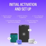 Yango Yasmina Midi | Smart AI Speaker | Premium Sound, Deep Bass & Stereo Pairing | Speaks English, Arabic | YangoPlay gift unlimited Movies, Series, Music, Quran | kids teacher & translator | Black - Image 11