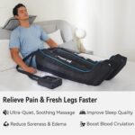 FIT KING Air Compression Recovery System, Rechargeable Portable Leg Massager, Customized Massage Zone and Pressure Sensor Technology (Medium) - Image 3