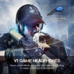 U UiiSii PC Gaming Headset with Microphone Wired Xbox Headset with mic PS4 Gaming Headphones with Microphone Gamer PS4 Headset with Mic Stereo Sound & LED Light Noise Cancelling for Switch Computer - Image 7
