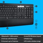 Logitech MK850 Performance Wireless Keyboard and Mouse Combo Black - Image 7
