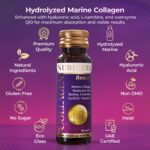 Nubixeel Premium Marine Collagen (10 Shots) – Hydrolyzed Liquid Collagen with Vitamin C + Biotin + E + B5 + B6 | Halal Drink | Hair & Skin Support | for Women & Men | Sugar-Free | Gluten-Free - Image 2