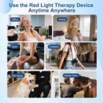 Yoveck Red Light Therapy Device, 4x980nm, 4x810nm, 16x660nm, Handheld Red Light Therapy for Body or Dogs Pain Relief, Joint Muscle, Ankle and More, for Pets, Near Infrared Light Therapy at Home - Image 5