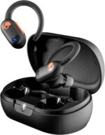 Skullcandy Push ANC Active Wireless Bluetooth In-Ear Earphones with Microphone, 58 Hours Runtime, IP67 Waterproof, Wireless Charging, Compatible with iPhone and Android – True Black